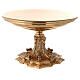 Monstrance throne in gold-plated brass s1