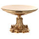 Monstrance throne in gold-plated brass s3