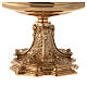 Monstrance throne in gold-plated brass s4