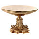 Monstrance throne in gold-plated brass s5