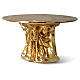 Monstrance throne in brass wet in gold 11 cm s1