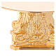 Monstrance in golden brass, capital-shaped s2
