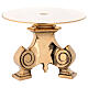 Monstrance in fused brass with base s1