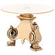 Monstrance in fused brass with base s3