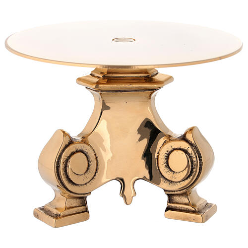Monstrance stand with cast brass base 1