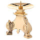 Monstrance stand with spike in cast brass s3
