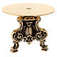 Rococo round monstrance stand tabor 15x15 cm s1