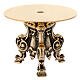 Rococo round monstrance stand tabor 15x15 cm s2