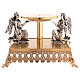 Baroque-style 24k gold-plated cast brass stand, 12 in s1
