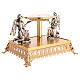 Baroque-style 24k gold-plated cast brass stand, 12 in s5