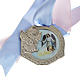 Medal, cradle decoration with double ribbon and baby s1