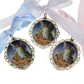 Medals and decorations for cradle: Medal, cradle decoration in 3 colours Medals and decorations for cradle: Medal, cradle decoration in 3 colours