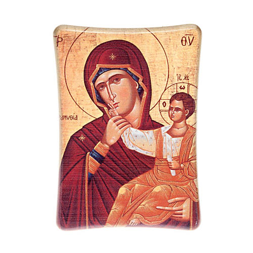 Our Lady with baby, table print 1