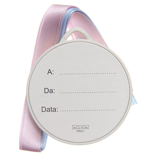 STOCK Round cradle decoration Angels silver 925 2