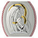 Médaille lit rose image Vierge et Enfant carillon s2