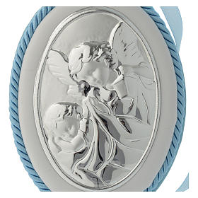 Médaille pour lit bleu Ange carillon