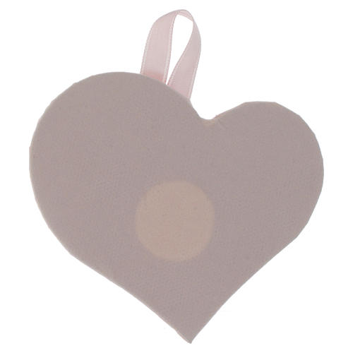 Medalha berço coração placa prata com Anjo caixa de música cor-de-rosa 2