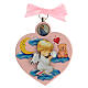 Cradle top souvenir with heart and angel s1