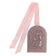 Medaglione rosa argento 800 sopraculla bambina s2