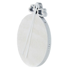 Decoro culla legno colorato bimbo che dorme 15X10 cm