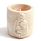 Scented-candle in terracotta vase s4