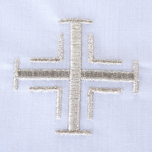 Camisole baptême, croix argent 4