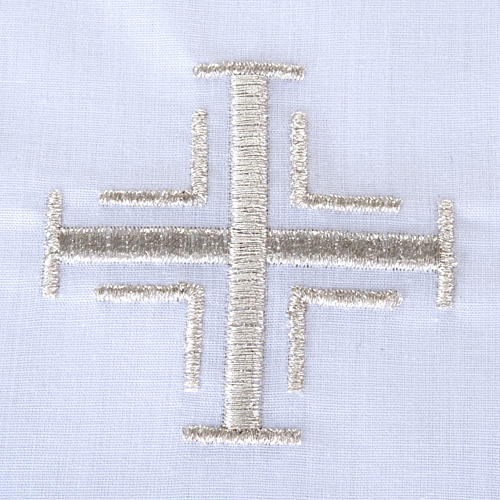 Camisole baptême, croix argent 2