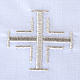 Camisole baptême, croix argent s4