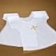 Camisole baptême, croix argent s8
