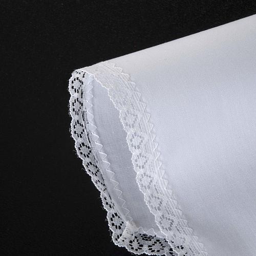 Baptismal full bib white cross 5