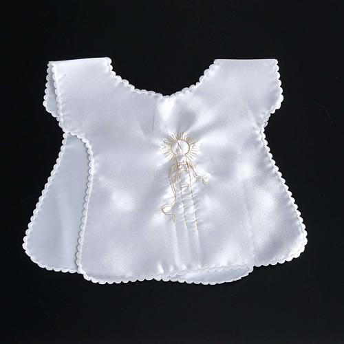 Baptismal gown in satin 5