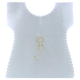 Túnicas e Velas para Batizado: STOCK Túnica Batismo em cetim círio ouro 38x31 cm Túnicas e Velas para Batizado: STOCK Túnica Batismo em cetim círio ouro 38x31 cm