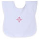 Baptism gown with pink cross s1