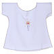 Baptism gown with candle 65% polyester 35% cotton s1
