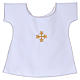 Baptism gown with cross 65% polyester 35% cotton s1