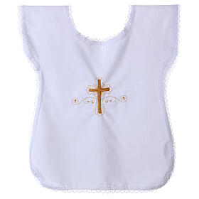 Baptismal gown with cross embroidery