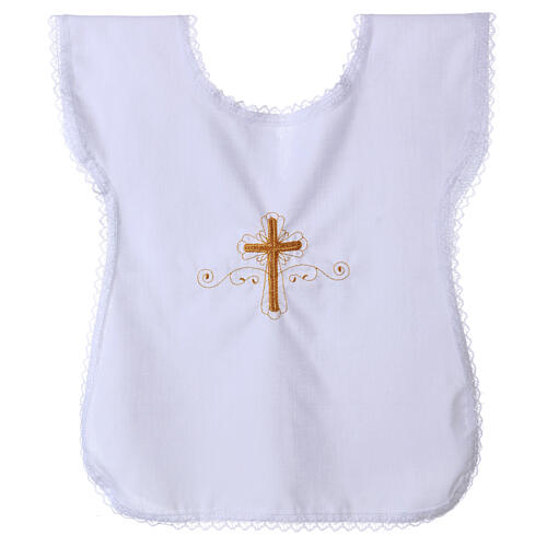 Christening gown with cross embroidery 1