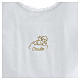 Baptismal shirt with angel on cloud 100% cotton s2