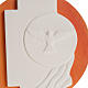 Bas-relief  Holy Spirit Confirmation crucifix, wooden base s3