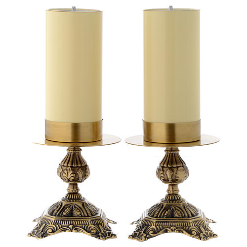 Pair of altar candle holders 1