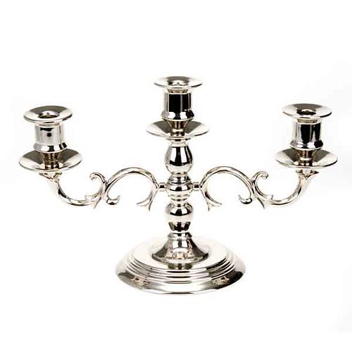 Metal candlestick for three candles 1