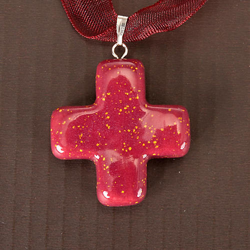 Croix pendentif carrée 6