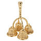 4 Chime Altar Bell,  Golden Brass s1