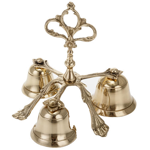 3 Chime Gold-Plated Handbell 1