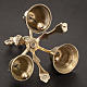 3 Chime Gold-Plated Handbell s3
