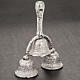 Church hand bell three-sound silver plated s2