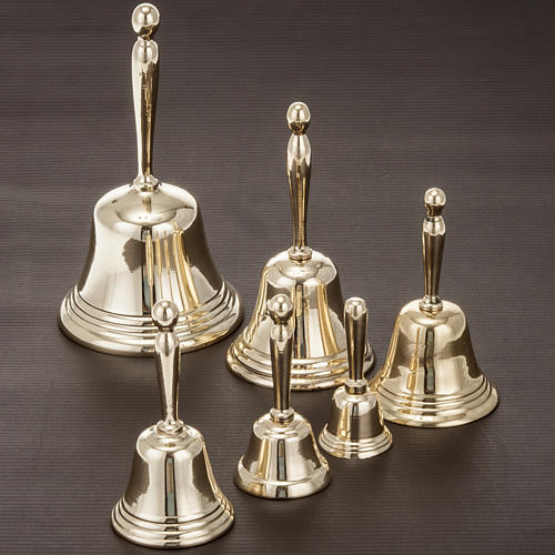 Altar Bell With Golden Handle In Different Sizes 2