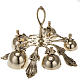 Decorated 5 Chimes Altar Handbell s1