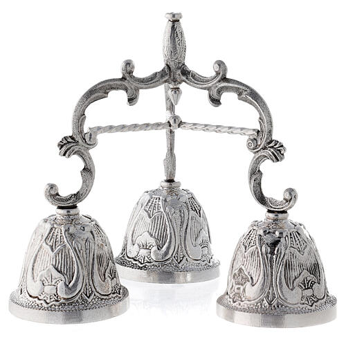 Altar Bell 3 Chime, Silver Plated Bronze 1