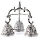 Liturgical Bell 3 Tone, Silver Plated Bronze s1